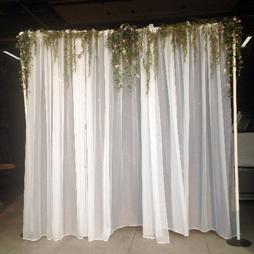 10ft Wedding backdrop - Event Rentals - simple Wedding backdrop ideas